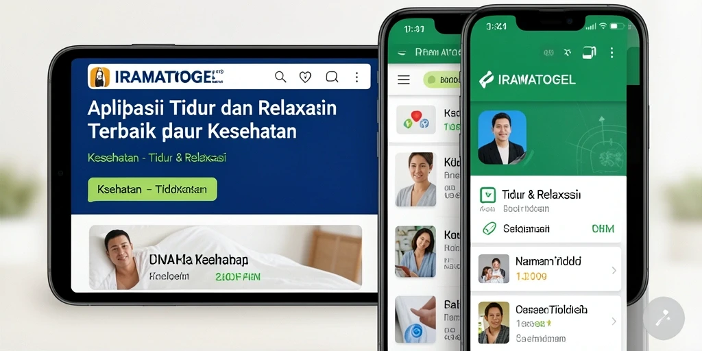 Tampilan antarmuka aplikasi IRAMATOGEL yang intuitif dan menarik.