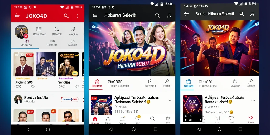 Tampilan antarmuka aplikasi JOKO4D yang informatif.