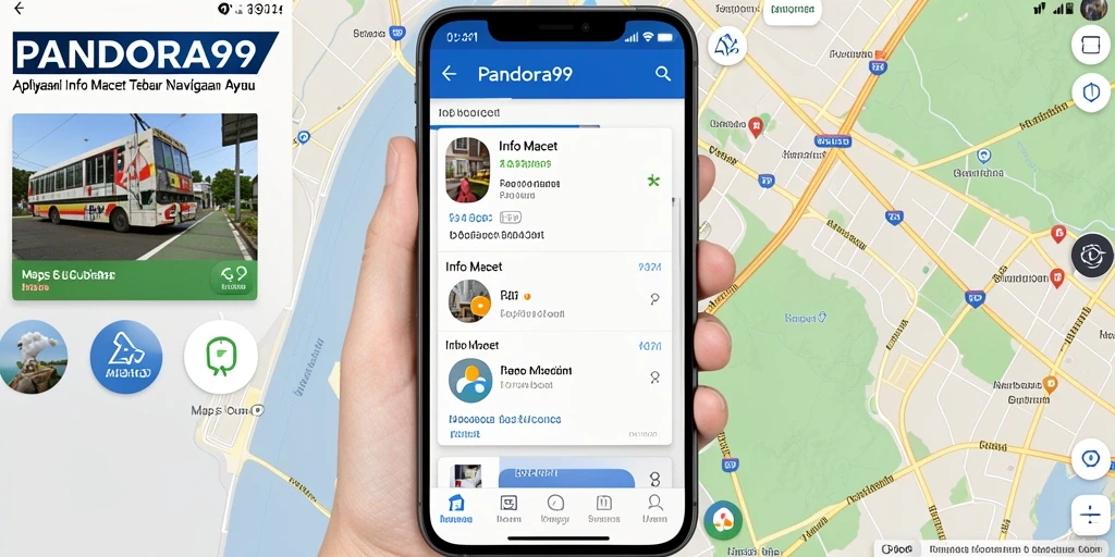 Tampilan antarmuka Info Macet PANDORA99 yang intuitif dan informatif.