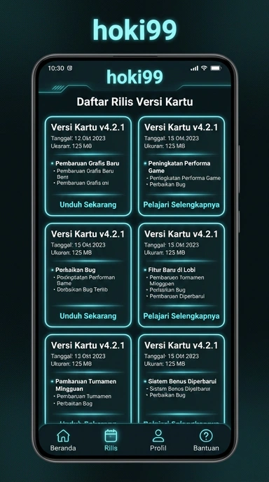 Riwayat Versi Hoki99 untuk Pengguna Android Indonesia